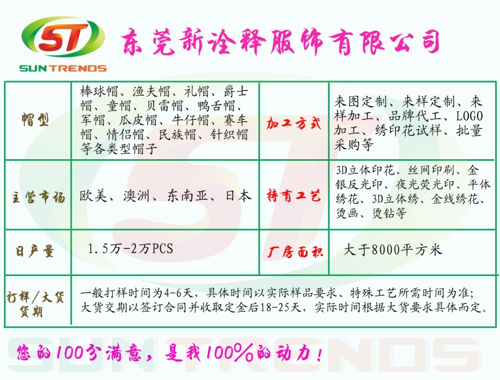 帽子类型