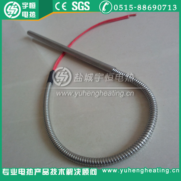带波纹软管单头加热管