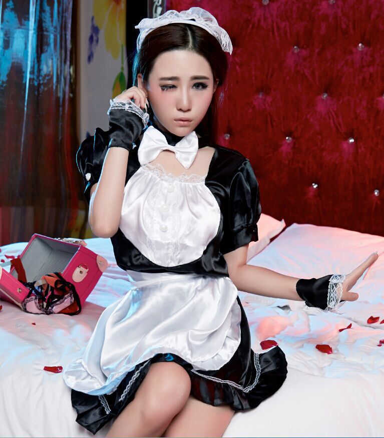 新款午夜魅力 品牌情趣内衣 女佣制服诱惑 女仆装 性感诱惑h123