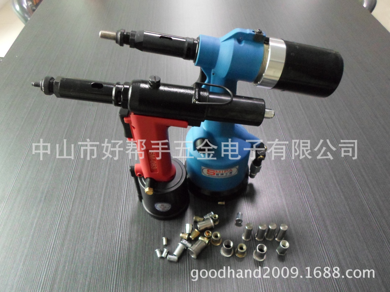 供应全自动液压拉帽枪,铜螺母枪,气动工具,台湾SMIPA