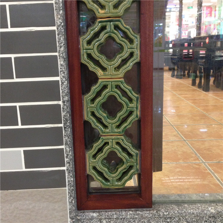 陶瓷-传统艺术花窗海浪形仿古造型花窗水泥琉