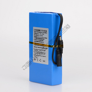 廠家直銷3.7V;8.4V;12V大容量多用途可充備用鋰電池(12000mAh)