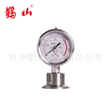 YN63BF/NL  耐震隔膜壓力表 GMP級隔膜表  衛生型隔膜壓力表