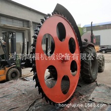 農業工程開溝機械 爬行檔地埋線開溝機 鏈條/圓盤開溝機開槽機
