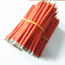 廠家短線加工 90mm長 16號線 3239硅膠高壓高溫線 90mm電子線直銷