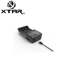 XTAR愛克斯達VC2 18650充電器強光手電USB鋰電池充電器可測容量