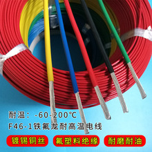 氟塑料高溫線 耐高溫鍍錫高溫線 耐高溫電線 0.75平方電子
