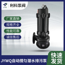廠家直供JYWQ電動攪勻不銹鋼潛水泵 鑄鐵排污泵 不銹鋼排污泵