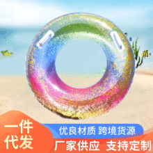 供應充氣甜甜圈游泳圈 成人便攜式pvc運動游泳用品救生圈現貨批發