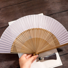 古風日式折扇麻將骨便攜女士扇子中國風旗袍跳舞折疊扇子漢服折扇
