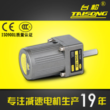 台松減速電機6W微型交流異步齒輪調速定速可逆控制馬達220V380V