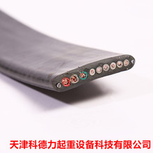 行車專用扁平電纜線 耐高溫扁平電纜線 扁電纜 行車電纜線 圓電纜