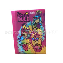 拼圖筆記本/亮片發光筆記本/七彩圖案發光日記本