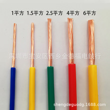 金環宇電線BVR1/1.5/2.5/4/6/10平方 電線電纜  多股單膠電線