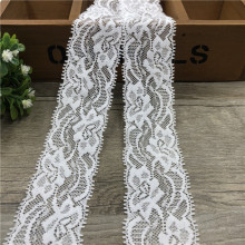 廠家現貨新款精美彈力寶寶頭套帶蕾絲花邊柔軟錦綸氨綸材料4CM寬