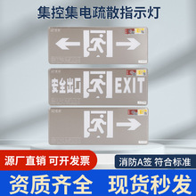 消防疏散指示燈不銹鋼安全出口指示牌應急通道照明疏散標志燈