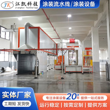 防爆大旋風噴粉房塗裝噴粉流水線塗裝設備全自動噴塑設備噴塗設備
