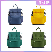 雙肩休閑背包男女學生雙肩包年會積分兌換定制LOGO簡約電腦包多色