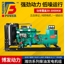 150千瓦濰坊系列柴油發電機組 超市備用純銅無刷150kw發電機組