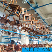供應木制家具自動噴漆設備 塗裝機械設備 配合吊空流水線作業