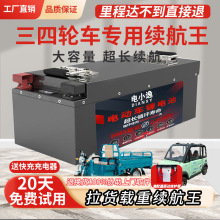 原裝寧德電芯新能源動力鋰電池48V60V72伏三四輪電動車磷酸鐵鋰