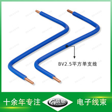 源家直供BV2.5平方單支線單股銅線電線LED燈連接線照明插座電線束