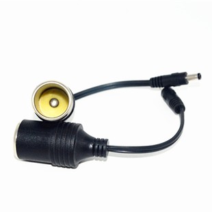 車載點煙器母座轉DC插頭5.5*2.1插頭 多功能電源轉換線點煙頭DC線