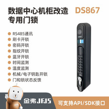 數據中心智能鎖數據中心數字門鎖 RS485指紋密碼智能機櫃鎖