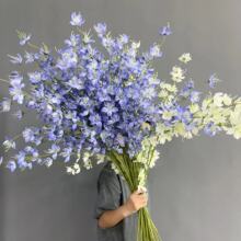 莫奈花園挑高仿真花晚香玉小玉蘭路引花排背景拍攝道具歐式裝飾