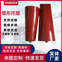 錐形托輥 輸送機摩擦平行緩沖滾筒調心喇叭口皮帶機耐磨錐形托輥