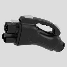 歐標轉國標汽車充電轉接頭CCS2轉GBT充電轉換頭直流快充汽車充電
