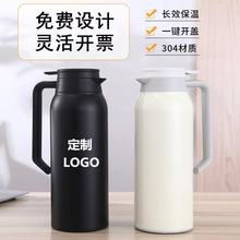 304不銹鋼真空保溫壺歐式家用咖啡壺熱水壺1.5L大容量禮品水瓶