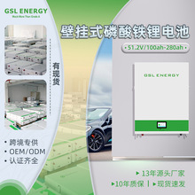 跨境專供51.2V5kwh10kwhn壁掛式儲能電池現貨速發掛牆儲能鋰電池
