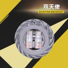 黃白雙光天使惡魔眼摩托車燈超亮led前大燈爆閃電動車內置射燈