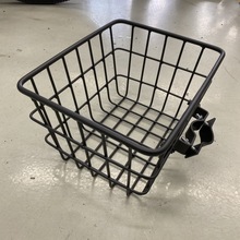 跨境電動車車筐車籃自行車框車簍菜籃子寵物籃加粗掛籃前鐵筐定制