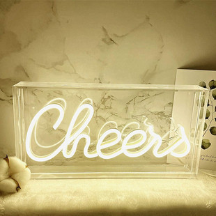 LEDwCHEERS neon light boxb޺ưɾەɱСҹ