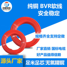 國規標准純銅阻燃電線BVR0.5 - 95平方家庭裝修電纜廠家直銷
