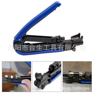 多功能RG59/6/11有線電視擠壓鉗 端子壓線鉗 網絡同軸電纜壓接鉗
