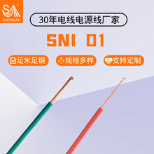 跨境熱賣SNI印尼認證單芯純銅1.5平方家用電線線纜電線 單芯線