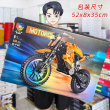 兼容樂高小顆粒積木摩托越野車拼裝積木車模型培訓機構大禮品玩具