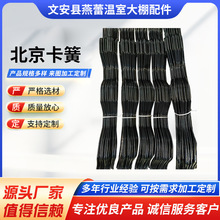 現貨溫室大棚配件北京卡簧廠家批發農業蔬菜大棚固定用壓膜簧
