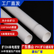 pvc通訊管電纜穿線管通信CPVC橘色塑料電力管擴口32 65 100批發