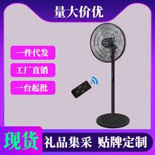 跨境外貿先科電風扇家用輕音大風力落地扇宿舍辦公遙控電風扇批發