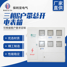 熱銷 高品質三相6戶帶總開電表箱 電力電位箱 6戶透明蓋配電箱