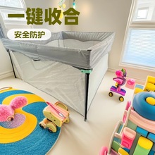可移動嬰兒床可折疊嬰兒床游戲床新生兒學步嬰兒床嬰兒圍欄游戲床