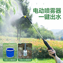 廠家直銷電動噴霧器園藝用品小型專用鋰電噴槍家用澆花澆水神器