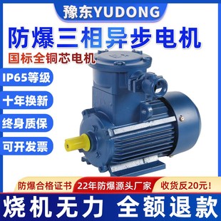 YBX4防爆三相異步電動機380V全銅1.1/2.2/4/5.5/7.5/11/220KW千瓦