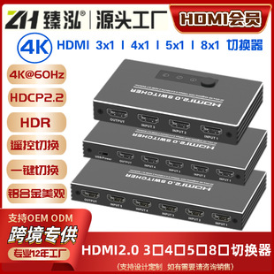 羳 HDMIMһГQ HDMI2.0 4x1ГQ 4K 3D SWITCHER