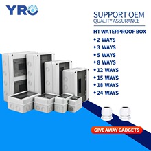 HT室外防水配電箱斷路器MCB電源塑料接線盒IP65配電櫃防雷