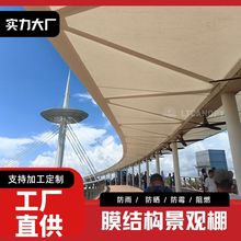 張拉膜膜結構批發 戶外體育看台 公園景觀棚電動車充電樁遮陽車棚